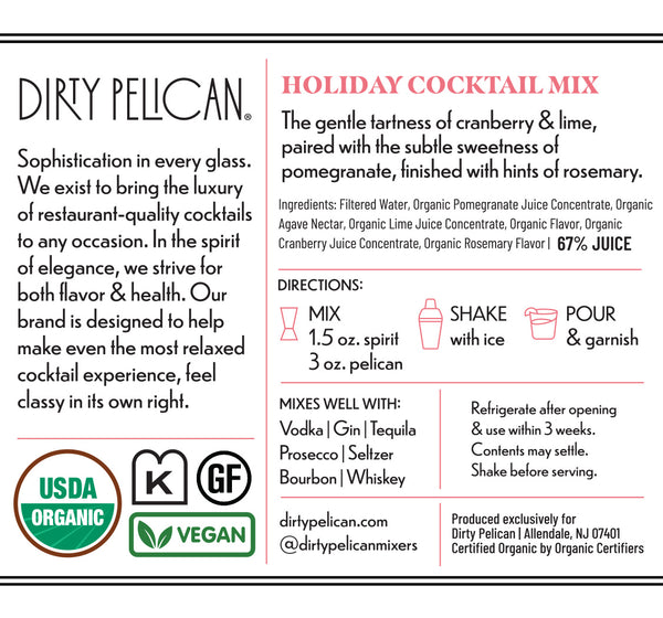 <u>Limited Edition</u> Cranberry Pomegranate Cosmopolitan