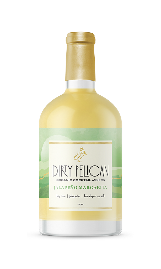Organic jalapeño margarita cocktail Bottle