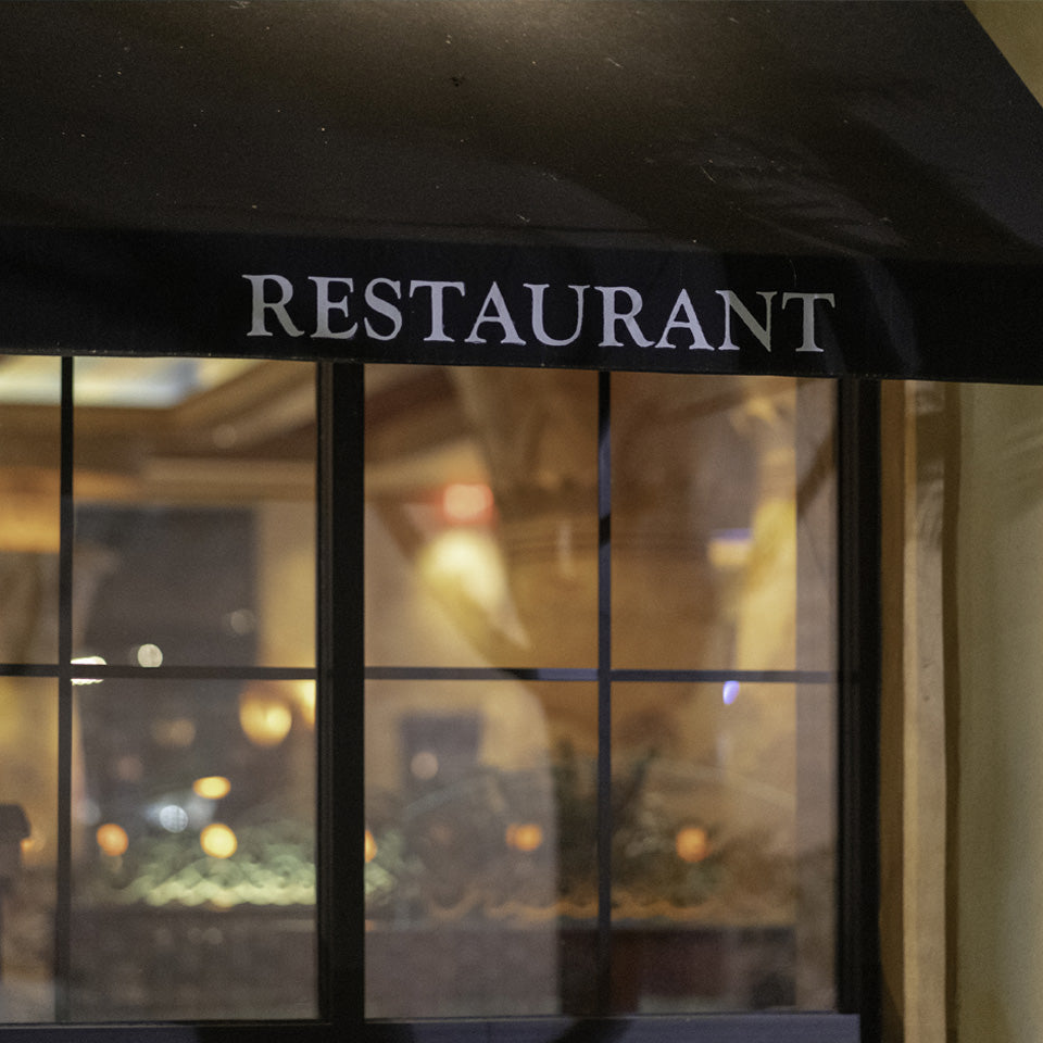 Restaurant gate